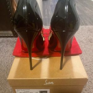 Size 8 black Christian Louboutin